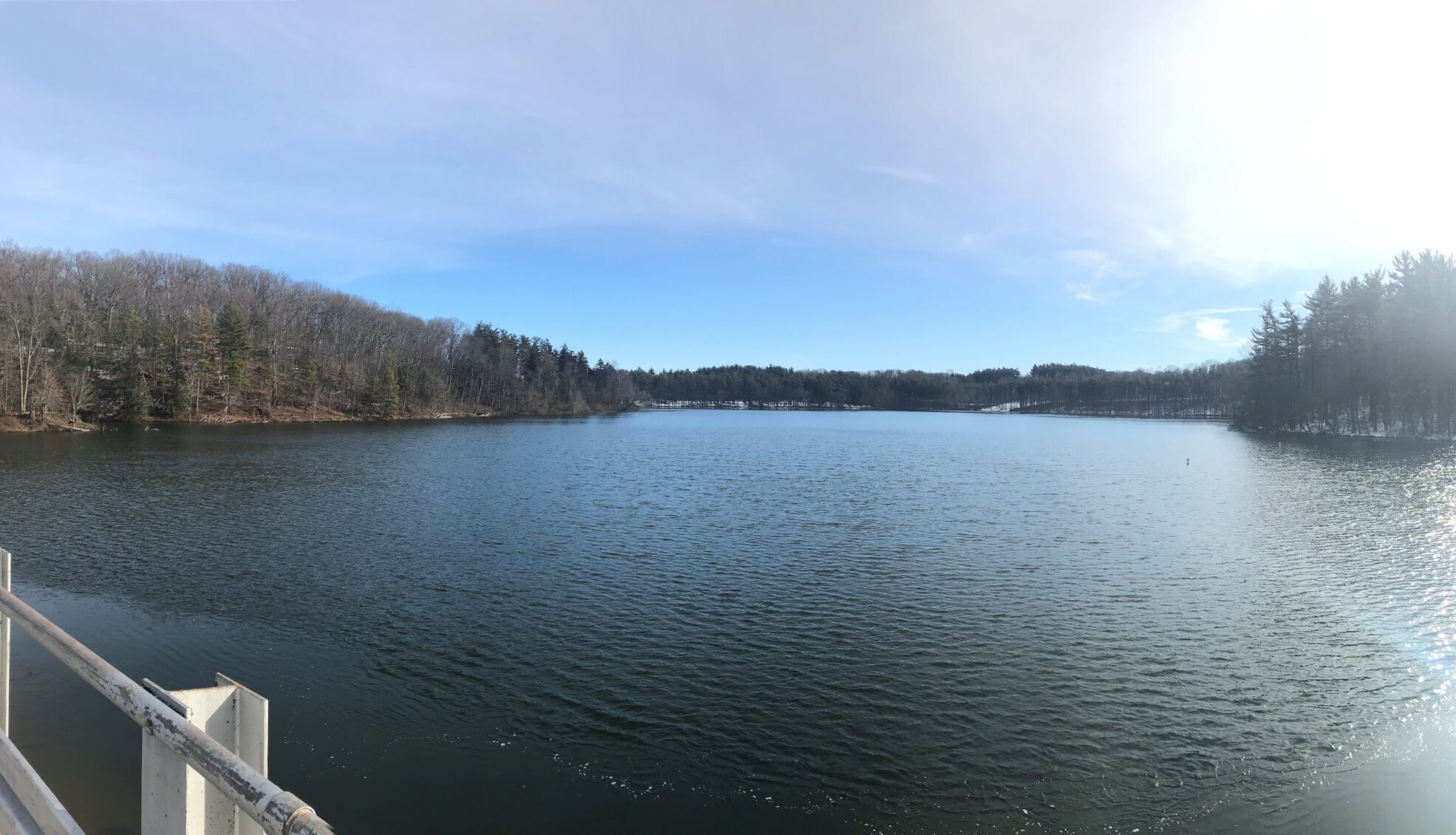 Image of Lake Williams Dam from the old dam wall.